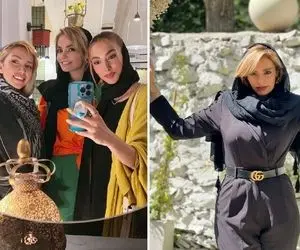 استایل گشت لازم و چش درار "سپیده خداوردی" قشنگ وسط تهرون؛ هی خانوم یواش یواش!