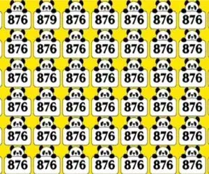 بازی فکری؛ فقط یه پاندا عدد ۸۷۹ رو داره جسارت داری پیداش کنی؟