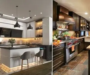 همه تمیز کاری ها رو نزار دم عید تلنبار میشن / مثلا کابینت آشپزخونتو اینجوری برق بنداز