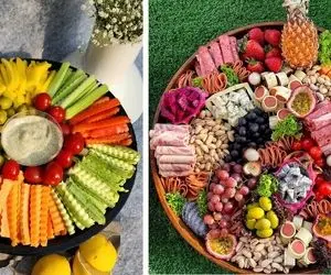 ایده های جذاب و خاص واسه سینی مزه / میز پذیرایی از مهمونا رو زیبا و چشمگیر بچین