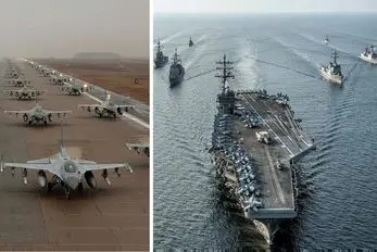 آمریکا چه تعداد ناو و هواپیمای جنگی به اطراف ایران آورده است؟