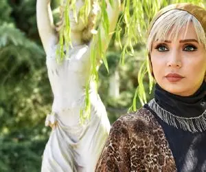 ژست باکلاس "شبنم قلی خانی" با شلوار زاپ دار؛ از شبنم بعید بود!