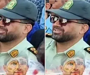 آواز جگرسوز؛ پلیس با زجه تو دل جمعیت برای رفیق شهیدش آهنگ لالای زندیم عذابه رو خوند