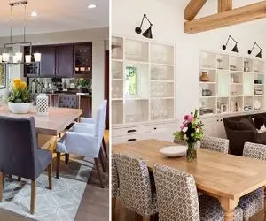 بهترین جا برای میز ناهارخوری ؛ خونت چه شصت متره چه شیصد متر اینجوری بچینی عالی میشه