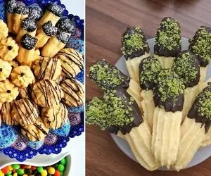 شیرینی اتریشی با ماندگاری بالا عالی برای پذیرایی عید نوروز / مواد ساده طرز تهیه راحت