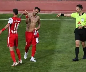 (عکس) خالکوبی عجیب مهاجم پرسپولیس لو رفت!