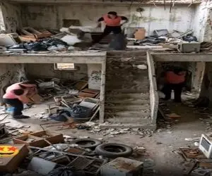 معماری خلاقانه؛ این خرابه رو بدن من 1ماه تمیز کردنش میکشه ولی تو دو روز ازش کاخ ساختن