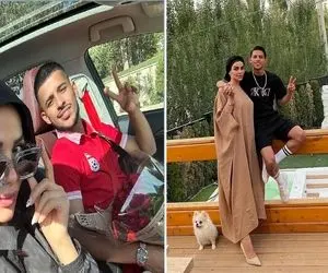 رونمایی زن مهدی قایدی از چیدمان خونه لاکچری پسند دبی شون / خوراکی های گرونشو