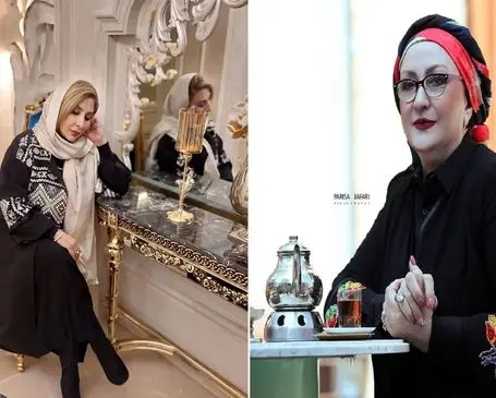 مقایسه دکوراسیون خانه مرجانه گلچین و مریم امیرجلالی؛ سلیقه اعیان پسند و شاهانه دارند