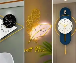 خاص ترین ساعت های دیواری که به عمرتون دیدید؛ طراحی منحصر به فرد، لاکچری و مدرن