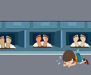 بازی فکری؛ اگه باهوشت همه رو تیپا زدی بگو کدوم از جنازه ها برای پدر پسرک گریون