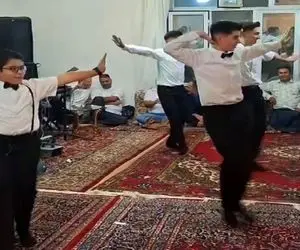 آواز محلی؛ پایکوبی آذری پسران تیزپا مثل آهو مجلسو بهم ریخت چقد شاباش دادن بهشون ایول