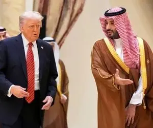بخش‌هایی از جلسه ترامپ و بن‌سلمان پشت درهای بسته تنش‌آلود بوده است