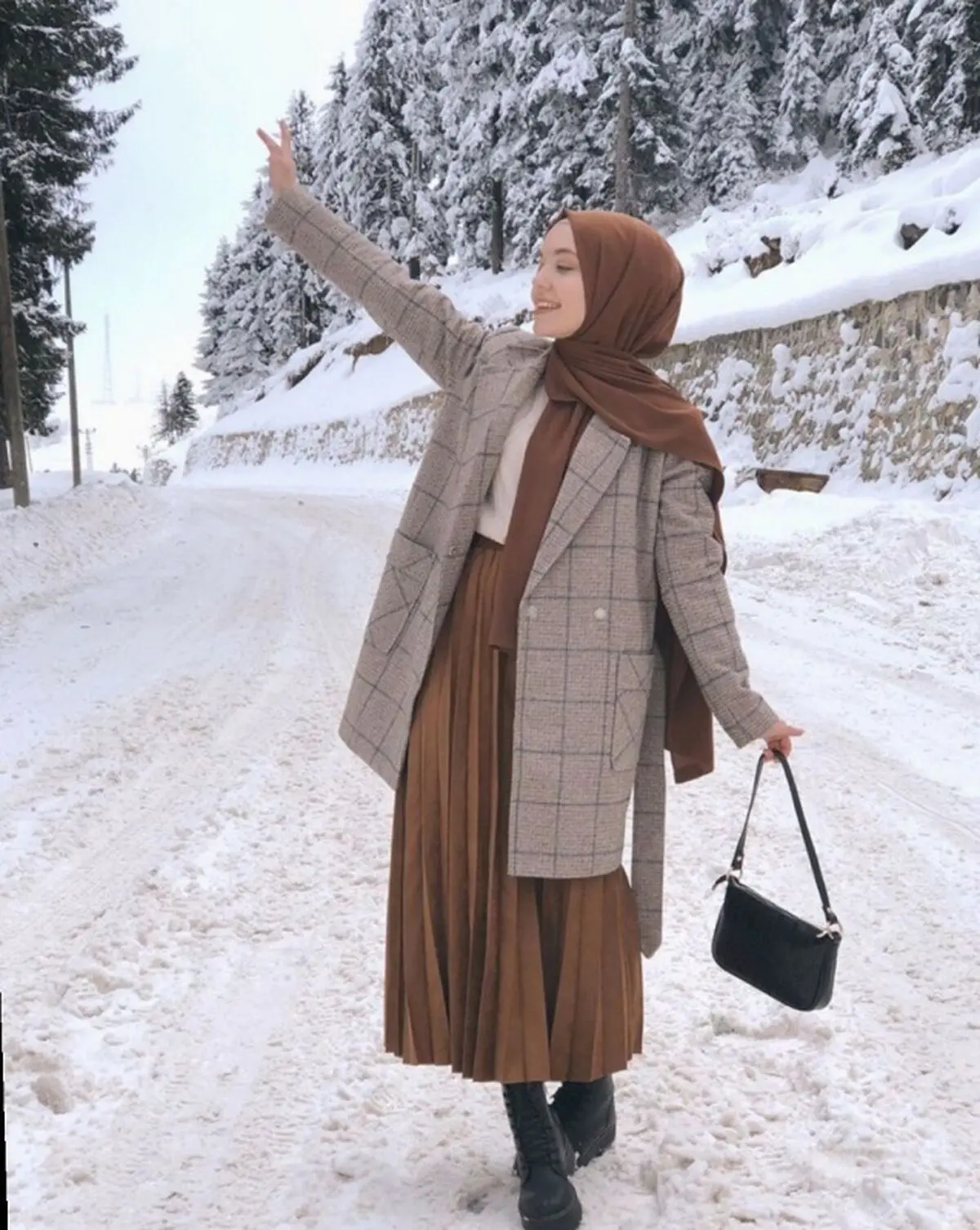استایل حجاب پاییزه