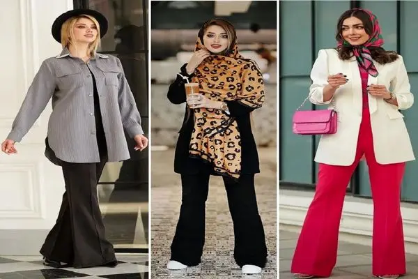 شلوار دم پا گشاد 