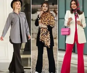 با شلوار دم پا گشاد اینطوری تیپ بزن؛ همه چی راجع به مانتو، شومیز و کفش سِتش