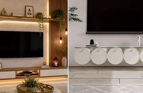 مدرن ترین میزهای تلویزیون؛ دست کم نگیرش باید بیاد تو خونه تا متوجه تاثیرگذاریش بشی