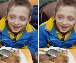 آواز خیابانی؛ ببینید بچه زباله گرد چه احساسی و بغضی آهنگ میخونه فقط کله پاچه خوردنش