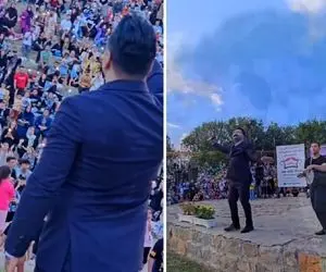 آواز اصیل؛ ملت مثل مور و ملخ ریختن برای عیدغدیر یاساین آذربایجان رو میخونن فقط رقصشون