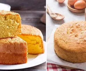 طرز تهیه کیک دو تخم مرغی / کیک خونگی ساده و خوشمزه با پف زیاد