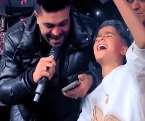 آواز احساسی؛ پسر بچه با خواننده معروف با آهنگ دارم میرم سربازی  ملتو تا مرز سکته برد