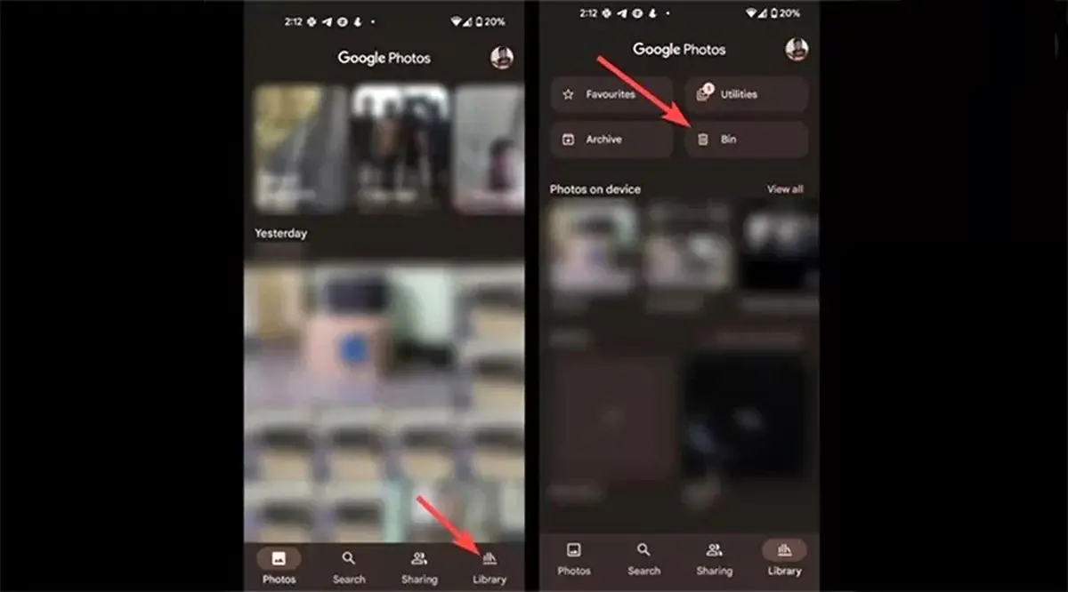 چگونه عکسی که پاک کردیم را برگردانیم