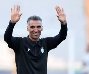 خط و نشان مهدی هاشمی‌نسب برای پرسپولیسی ها با ژست خاصش