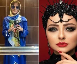 نفیسه روشن از هر عروسی بیشتر تو این لباس با تور شاین دار درخشید؛ مدلینگ شده یا عروس؟