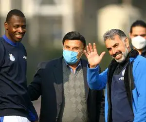 جلسه اضطراری محمود فکری با دیاباته + عکس