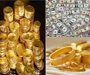 قیمت ارز دلار، طلا و یورو امروز دوشنبه 30 شهریور 1405؛ ریزش طلا و سکه