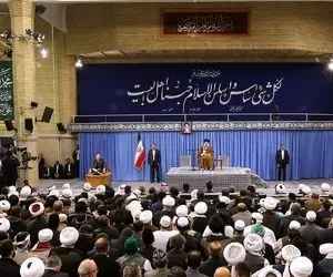 شهدای بیت رهبری| حضور احمد مسعود و ادای احترام بر پیکر "رهبر شهید"