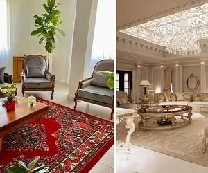 دکوراسیون مناسب برای نشیمن با فرش 6 و 9 متری؛ انواع سبک و بازی با لایه ها و بهترین رنگ