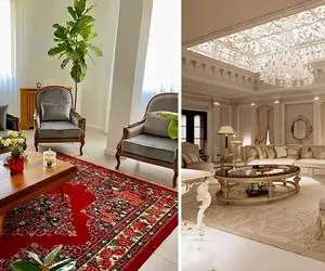 دکوراسیون مناسب برای نشیمن با فرش 6 و 9 متری؛ انواع سبک و بازی با لایه ها و بهترین رنگ