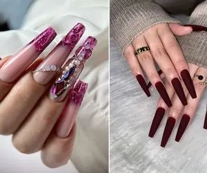 لاک ناخن خوشگل برا ناخن بلند / اگه یه دختر خاص دوستی بیا که روحت تازه میشه از تنوع