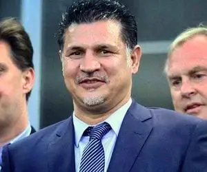 (عکس) واکنش علی دایی به حضور در قرعه‌کشی جام جهانی