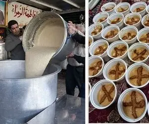 طرز تهیه حلیم نذری برای 100 نفر / یه دستور پخت عالی که حلیم غلیظ و کشدار تحویلت میده