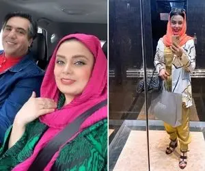 "صبا راد" کرکره اینستاشو با یه سلفی دونفره عجیب کشید بالا؛ گوشوارش لوستره خونه ماست!