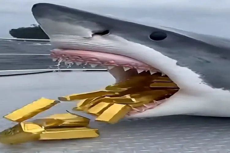 معماری طبیعت؛ نهنگ شمش های طلایی که از کشتی های غرق شده باقی مونده رو آوورد برا مردم