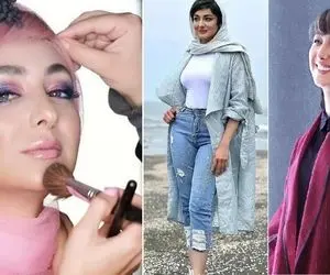 "ویدا جوان" یچی پوشیده ناهمگون که فقط خودش میپوشه؛ پاشنه بلنداش از فضا اومدن!