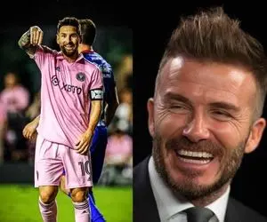 (عکس) شام لاکچری مسی و بکام