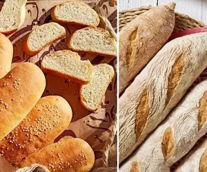 طرز تهیه نان باگت در خانه به ساده ترین روش + فوت و فن های پخت یک نان عالی