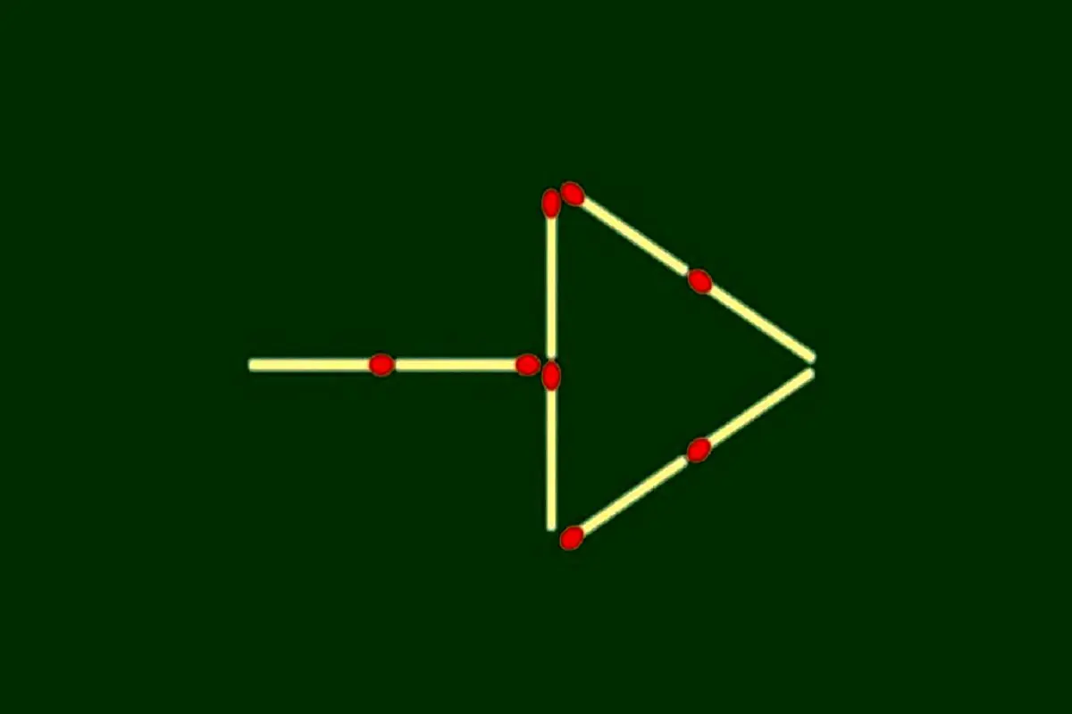 ساخت-2-پیکان-با-حرکت-4-چوب-کبریت