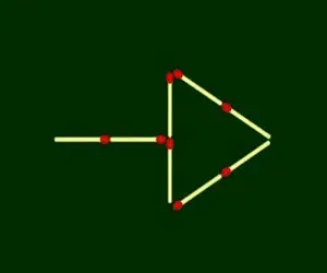 بازی فکری؛ فقط شرولک هولمزا میتونن با حرکت دادن 4 چوب 2 تا پیکان بسازن