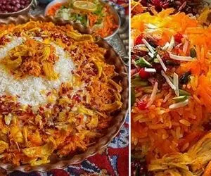 طرز تهیه زرشک پلو با مرغ ریش ریش / ترفند عالی برای نصف کردن مقدار مرغ