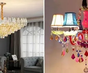 لوسترای فانتزی امسال همه چی تمومن/ با این لوسترای جدید، پذیراییتو تبدیل به قصر کن!