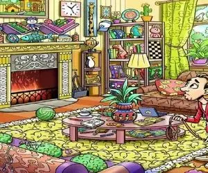 بازی فکری؛ بتونی سگ گشمده تو این خونه شلوغو پیدا کنی تا عمر داری عینک لازم نمیشی