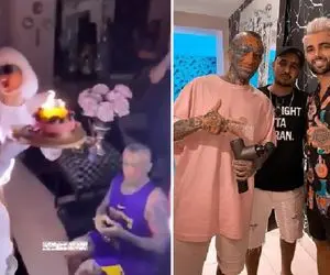 پارتی شبونه "تتلو و پویان مختاری" با کلی دختر داف و ناجور! +فیلم