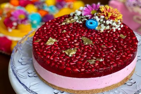  چیز کیک انار