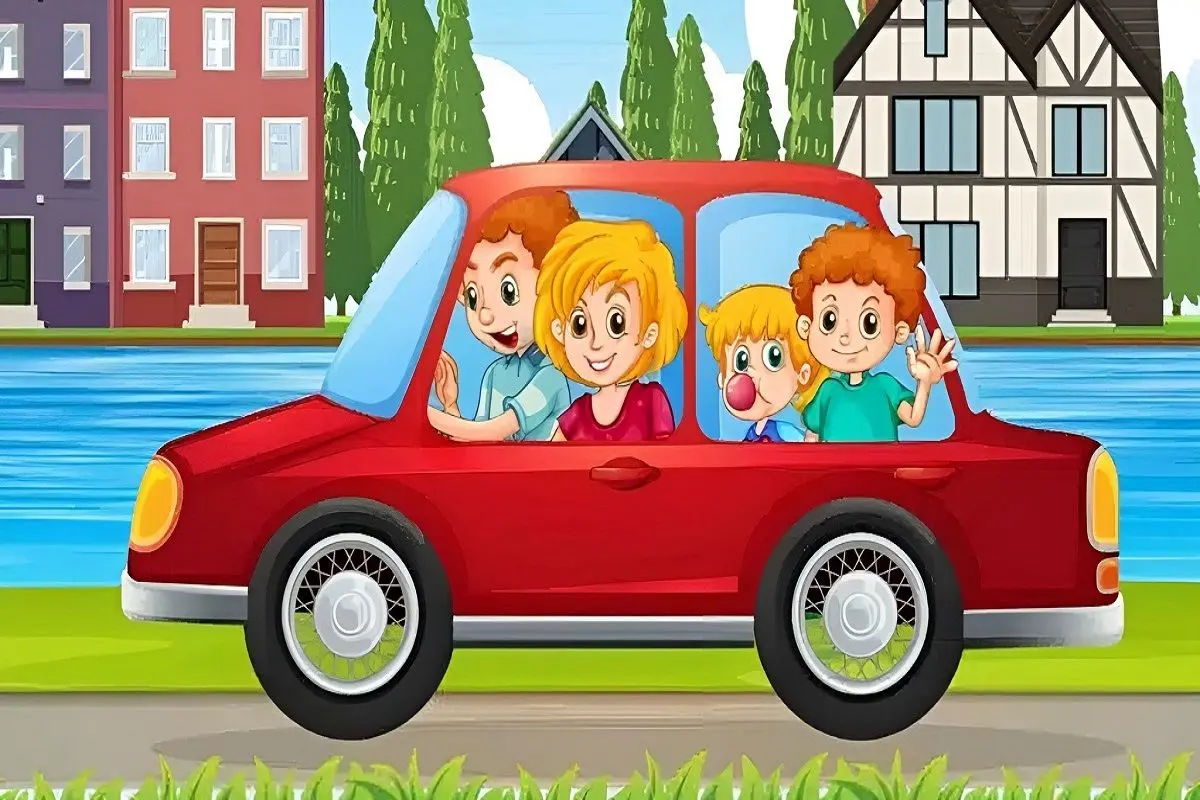 اشتباه-تصویری-خانواده-شاد-در-ماشین