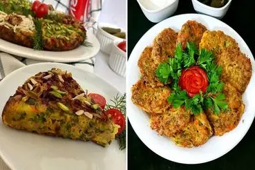 طرز تهیه کوکوی مخلوط با بهترین دستور / این کوکو از تردی و خوشمزگی نظیر نداره